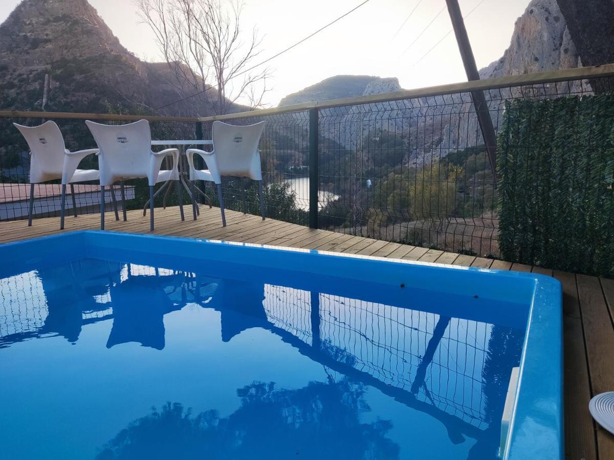 Refugio De El Chorro Villa Bagian luar foto